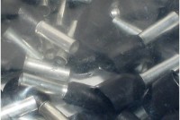 WIRE END FERRULE 2x1,5mm2 BLACK 100pcs