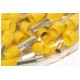 WIRE END FERRULE 6,0mm2 YELLOW 100pcs