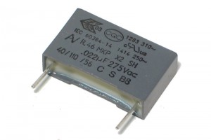 FILTER CAPACITOR 22nF 275V~X2 R15