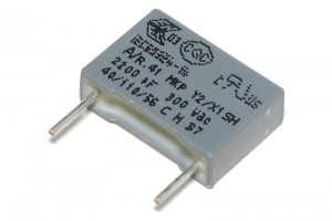 FILTER CAPACITOR 2,2nF 275V~Y2/X1 R10