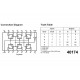 CMOS-LOGIC IC FF 40174 DIP16