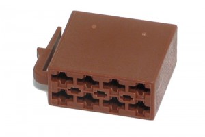 ISO 10487 CAR RADIO CONNECTOR BROWN