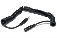 3,5mm STEREO PLUG EXTENSION CABLE SPIRAL 2m