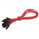 JUMPER WIRE FEMALE/FEMALE RED 25cm 10pcs