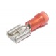 Abiko PUSH-ON CONNECTOR 6,3x0,8mm FEMALE RED