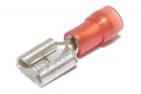 Abiko PUSH-ON CONNECTOR 6,3x0,8mm FEMALE RED