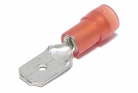 Abiko PUSH-ON CONNECTOR 6,3x0,8mm MALE RED