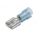 Abiko PUSH-ON CONNECTOR 6,3x0,8mm FEMALE BLUE