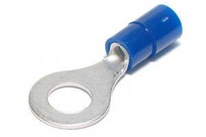 Abiko RING TERMINAL 6,4mm BLUE