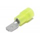 Abiko PUSH-ON CONNECTOR 6,3x0,8mm MALE YELLOW