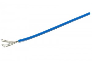 EQUIPMENT WIRE 0,22mm2 BLUE 1m