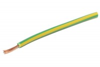 EQUIPMENT WIRE 0,50mm2 YELLOWGREEN 1m