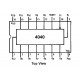 CMOS-LOGIIKKAPIIRI COUNT 4040 DIP16