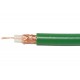 VIDEO COAXIAL CABLE 75ohm GREEN 1m