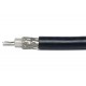 RF COAXIAL CABLE 50ohm RG-58 BLACK 1m