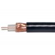 RF COAXIAL CABLE 75ohm RG-59 BLACK 1m