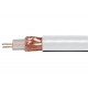 RF COAXIAL CABLE 75ohm RG-59 WHITE 1m