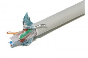 TWISTED PAIR CABLE CAT6 4x2 SHIELDED 1m