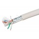 SOLID TWISTED PAIR CABLE CAT6 4x2 SHIELDED 1m
