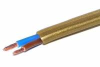 MAINS ELECTRIC CABLE 2x 0,75mm2 BRONCE 1m