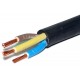 MAINS RUBBER CABLE 3x 1,50mm2 BLACK 1m