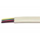 MODULAR CABLE 4-POLE WHITE 1m