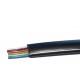 MODULAR CABLE 6-POLE BLACK 1m