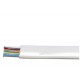 MODULAR CABLE 6-POLE WHITE 1m