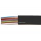 MODULAR CABLE 8-POLE BLACK 1m