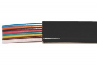 MODULAR CABLE 8-POLE BLACK 1m