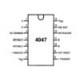 CMOS-LOGIC IC VIBRA 4047 DIP14