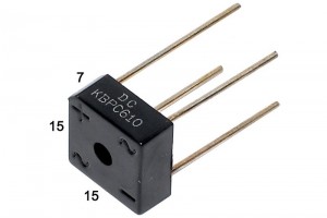 DIODE BRIDGE 6A 1000V