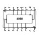 CMOS-LOGIC IC COUNT 4060 DIP16