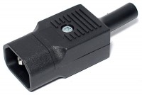 IEC C14 POWER PLUG MALE