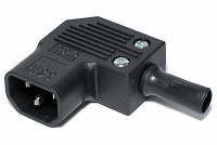 IEC C14 POWER PLUG MALE SIDE ENTRY