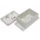 TRANSPARENT WALL-MOUNT PLASTIC ENCLOSURE IP65 65x120x80mm