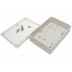 TRANSPARENT PLASTIC ENCLOSURE IP65 56x180x125mm