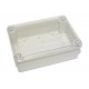 TRANSPARENT PLASTIC ENCLOSURE IP65 60x180x130mm