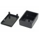 BLACK PLASTIC BOX 20x37x51mm