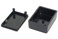 BLACK PLASTIC BOX 20x37x51mm