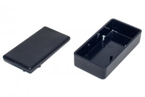 BLACK PLASTIC BOX 21x40x78mm