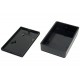 BLACK PLASTIC BOX 23x56x90mm