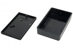BLACK PLASTIC BOX 23x56x90mm