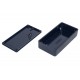 BLACK PLASTIC BOX 25x50x100mm