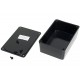 BLACK PLASTIC BOX 27x48x75mm
