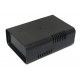 BLACK PLASTIC BOX FOR 75x100mm PCB