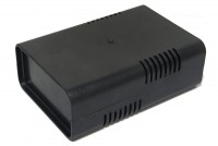 BLACK PLASTIC BOX FOR 75x100mm PCB