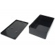 BLACK PLASTIC BOX 57x110x180mm