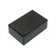 BLACK PLASTIC BOX FOR SMALL SPEAKER