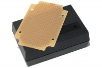 SMALL ABS BOX WITH PCB PROTOTYPING BOARD 30x59x88mm